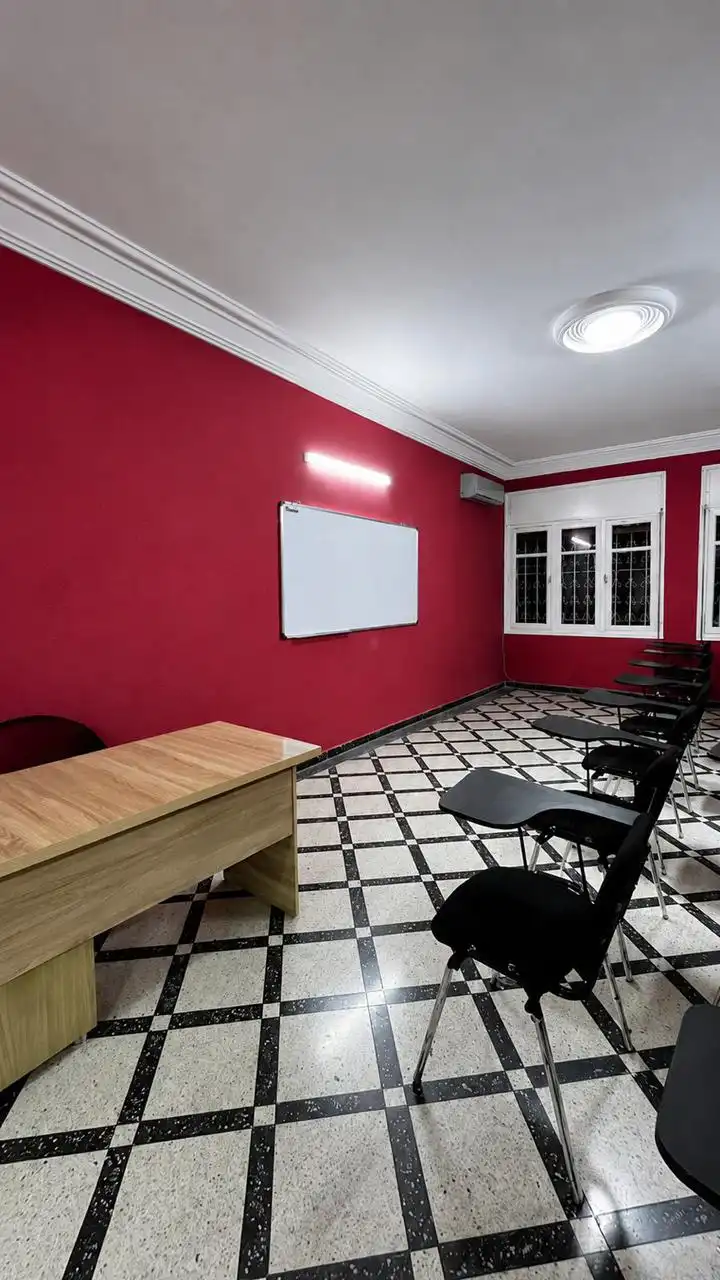 Salle de cours de l'Accademia Layla